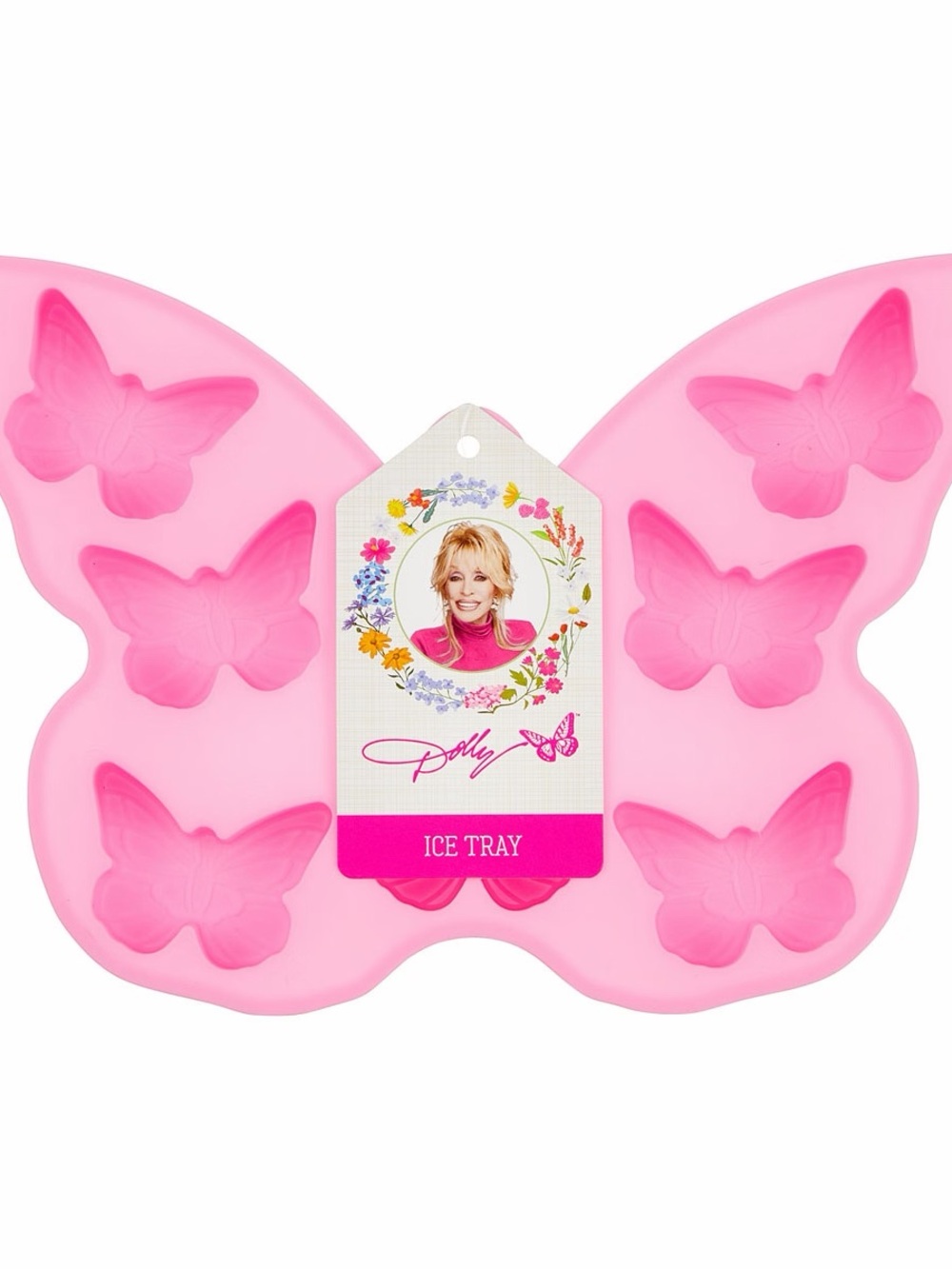 Dolly Parton Silicone Butterfly Ice Molds